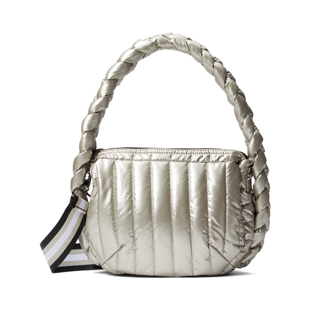 THINK ROYLN the “Kelsie” bag in silver!